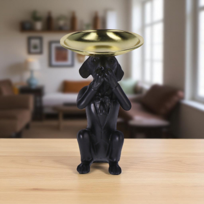 Resin Dog-Shaped Tray - 3 Assorted Models