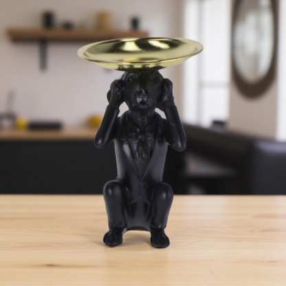 Resin Dog-Shaped Tray - 3 Assorted Models