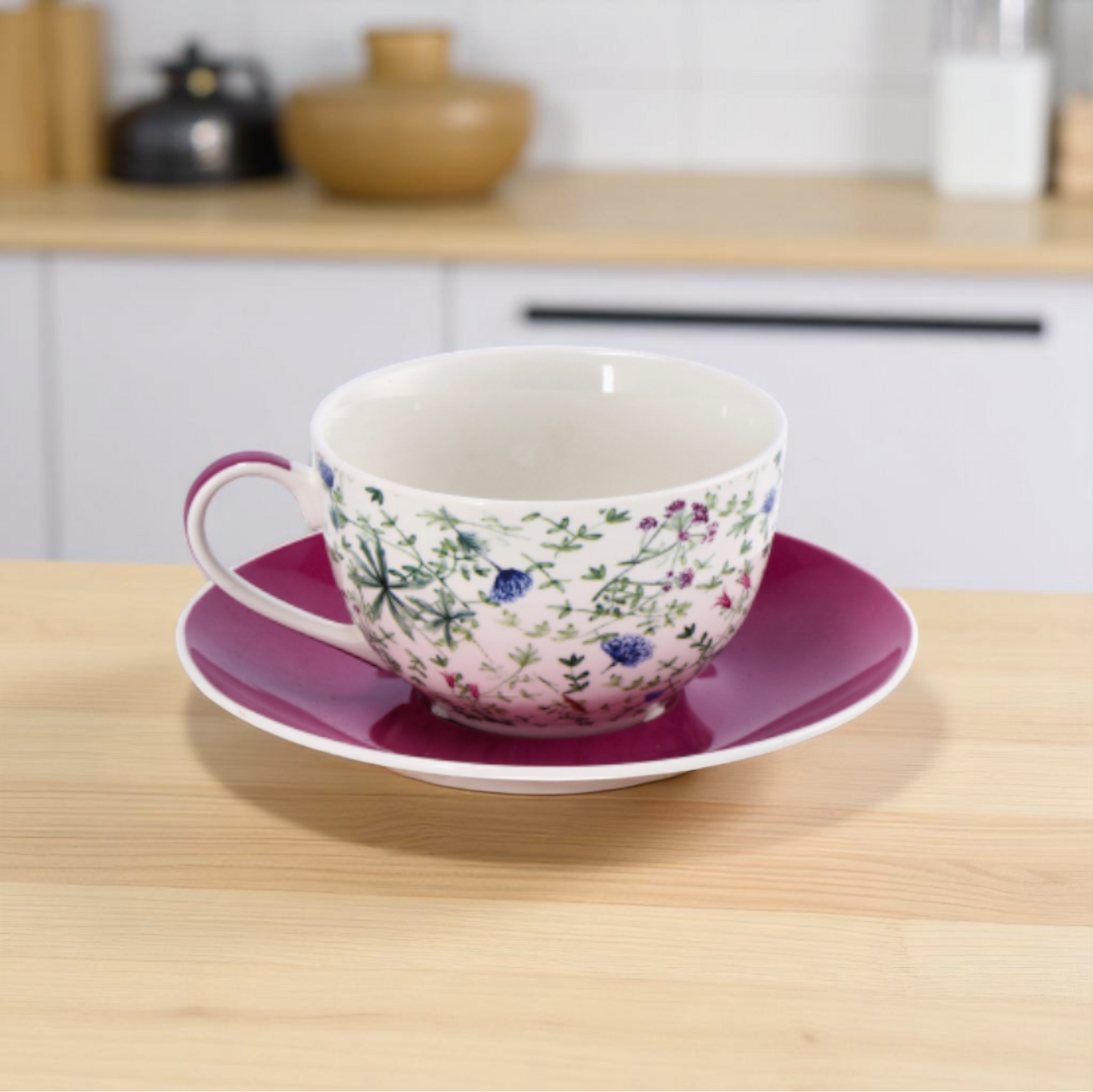 Tazza da te con piattino. Venduto da Prodomo negozio online di Casalinghi