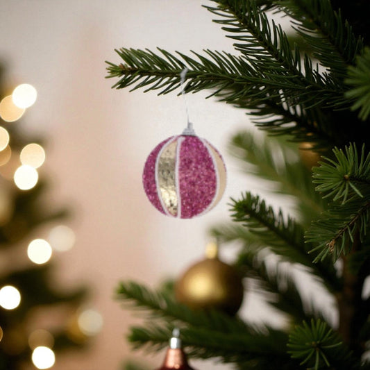 Pallina di Natale in Polistirolo - 3 Colori Assortiti