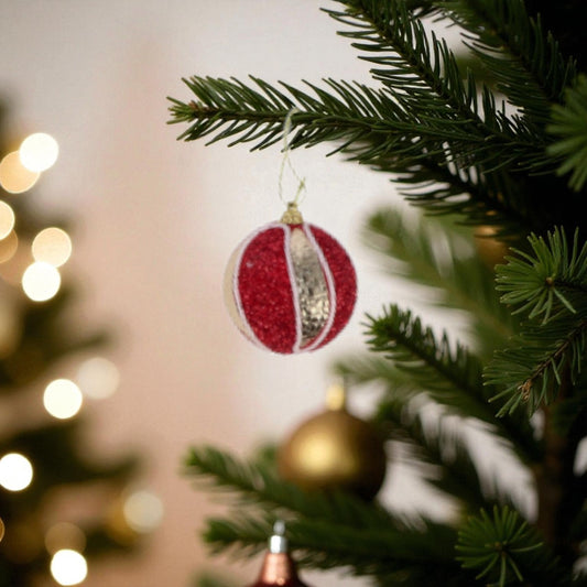 Pallina di Natale in Polistirolo - 3 Colori Assortiti