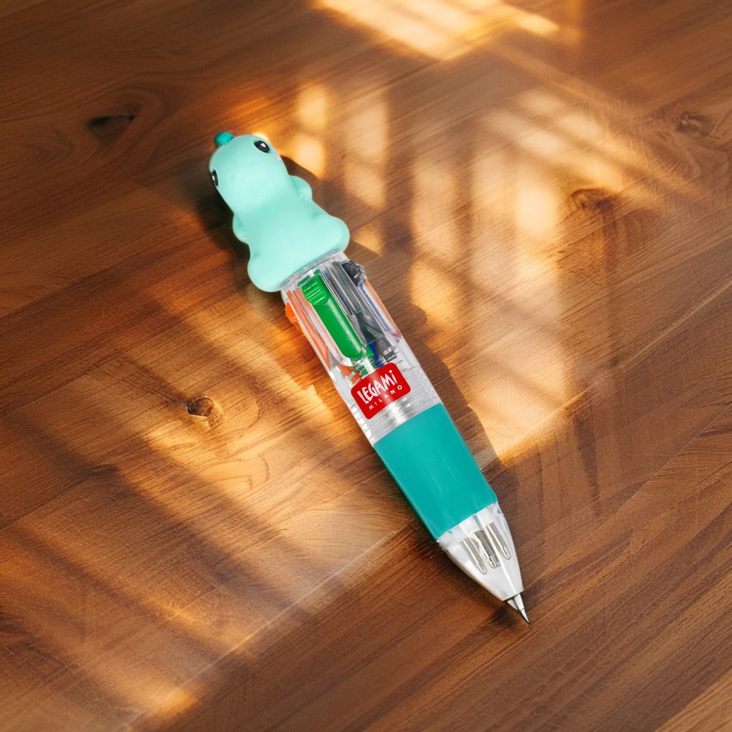 Mini Ballpoint Pen 4 Colors - Dino - Mini Magic Rainbow