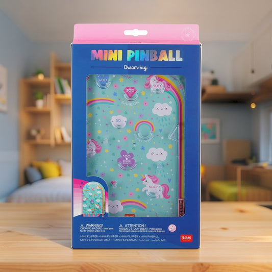 Flipper Portatile Mini Pinball - Tema Unicorn - Legami