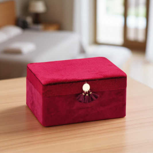 portagioie rettangolare in velluto 4 colori assortiti. Venduto da Prodomo negozio online di Casalinghi
