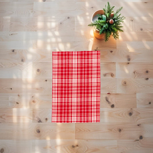 Set 2 Salviette Natale "Holly" in Misto Cotone - 3 colori assortiti