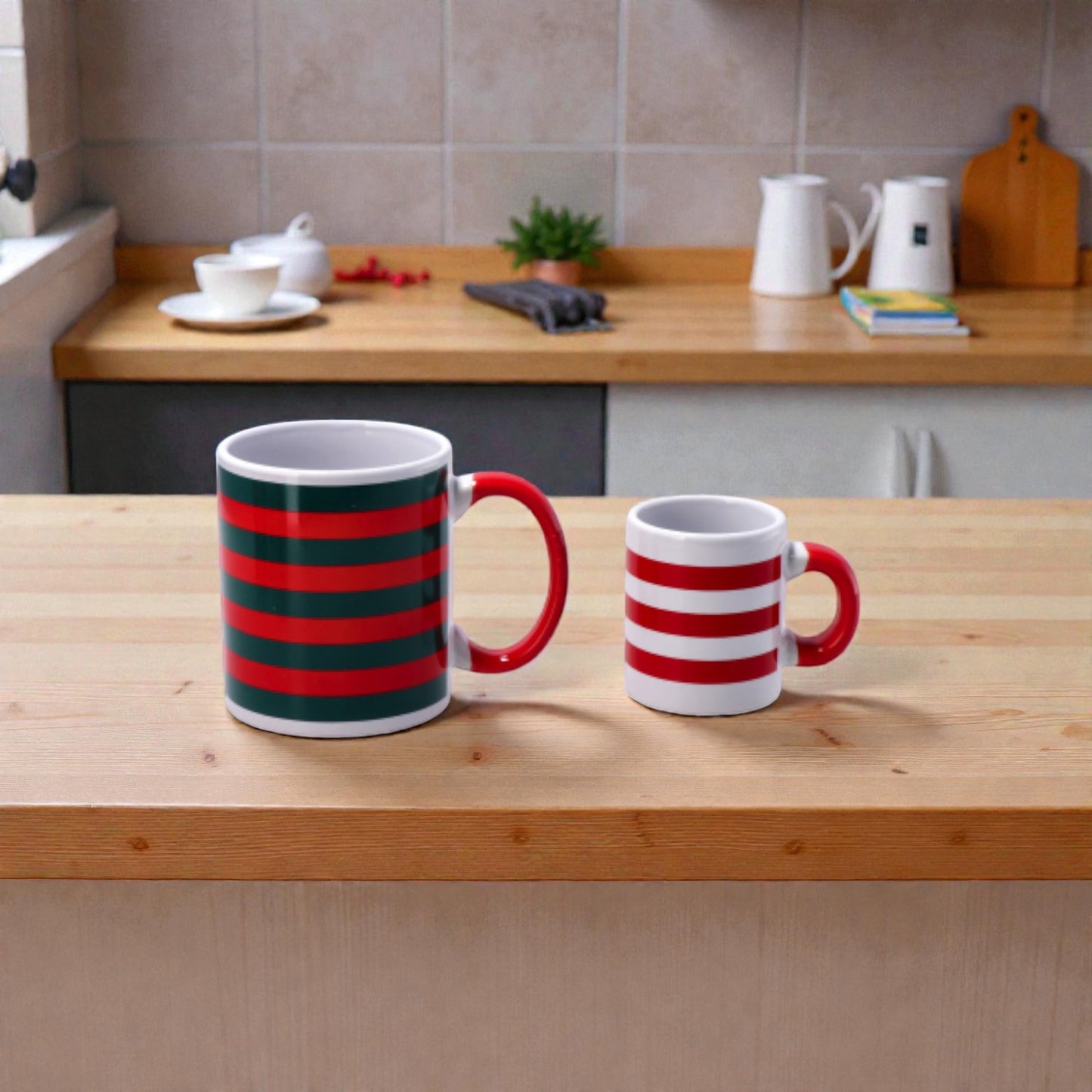 Set 2 Tazze Natale in Ceramica