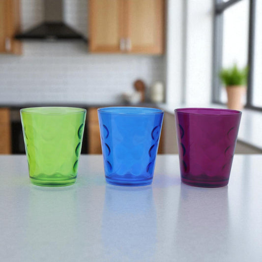 Set 6 Bicchieri Acqua Bubble 320 ml - 6 Colori Inclusi