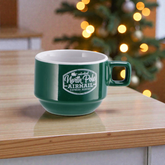 Servizio da Caffè Natale Minimalista in Ceramica per 6 Persone