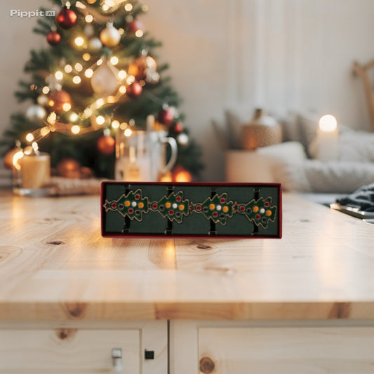 Set 4 Portatovaglioli di Natale in Ferro