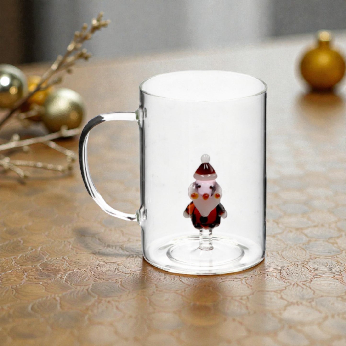 Tazza Mug in Vetro con Figura 3D - Capacità 450 ml - 6 Figure assortite