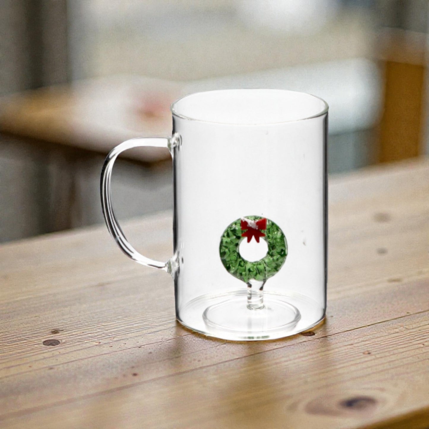 Tazza Mug in Vetro con Figura 3D - Capacità 450 ml - 6 Figure assortite