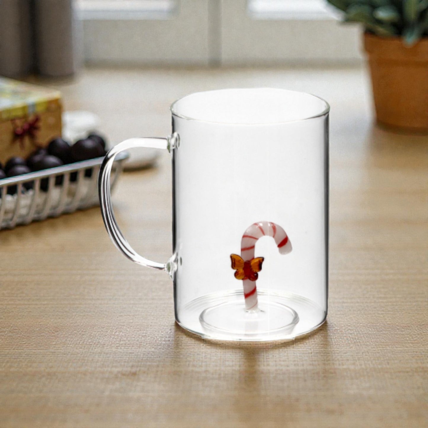 Tazza Mug in Vetro con Figura 3D - Capacità 450 ml - 6 Figure assortite