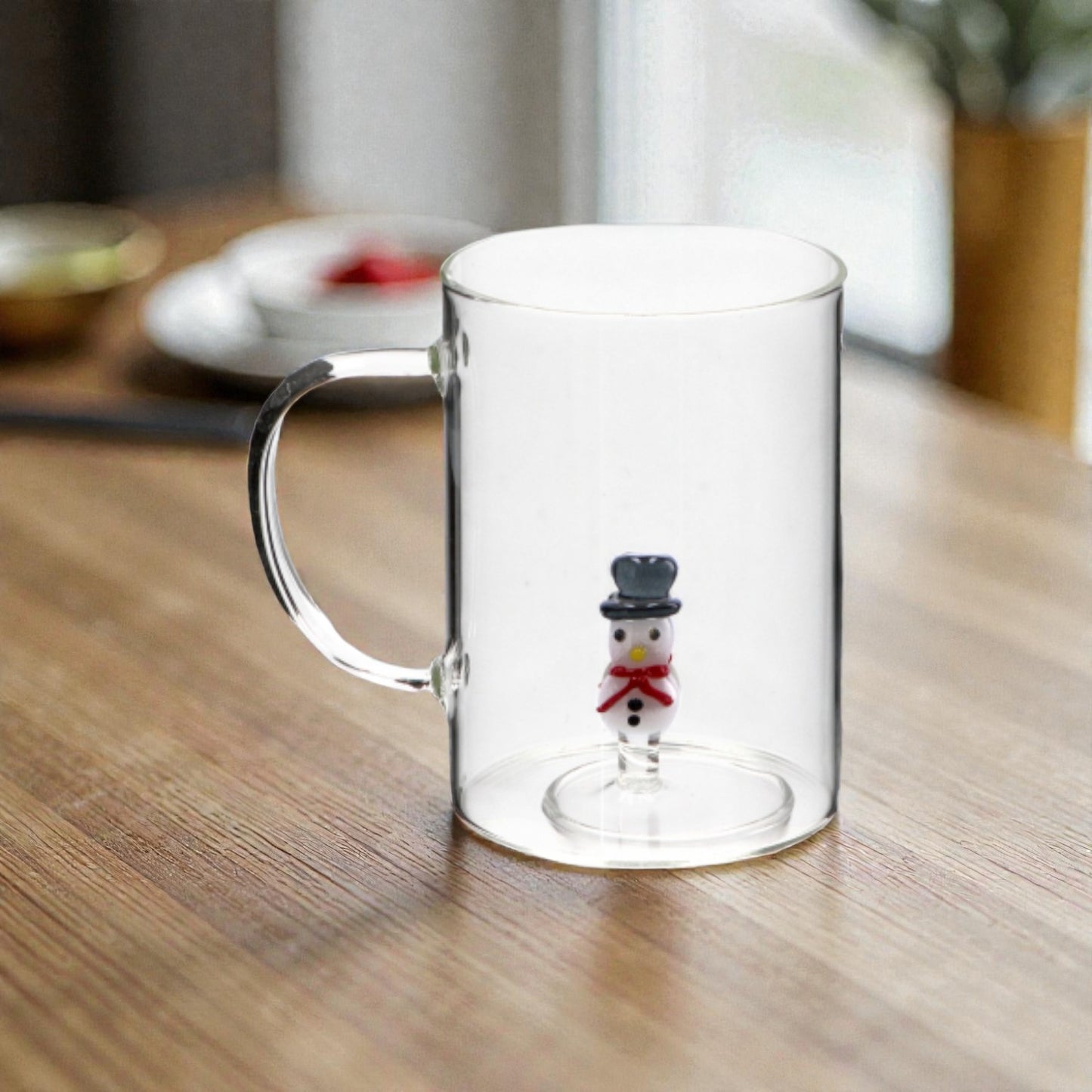 Tazza Mug in Vetro con Figura 3D - Capacità 450 ml - 6 Figure assortite