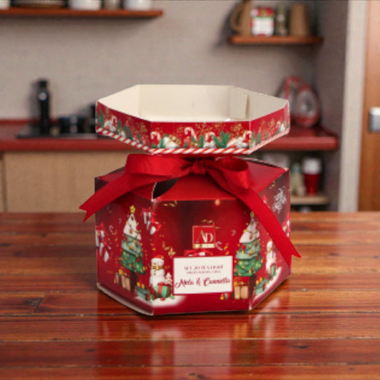 Kit luci per tè tea light di natale, ambientato in una casa accogliente.