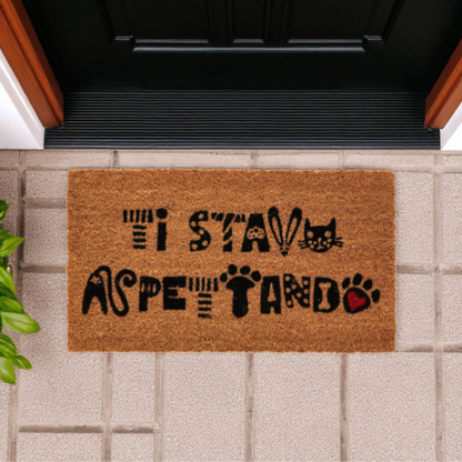 Zerbino in fibra di cocco.  Venduto da Prodomo negozio online di Casalinghi