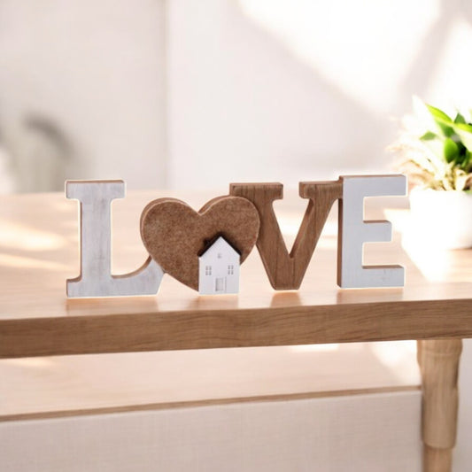 Decorazione in MDF modello scritta – assortita 3 modelli