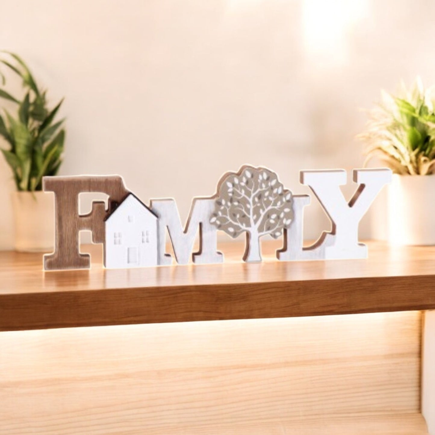 Decorazione in MDF modello scritta – assortita 3 modelli