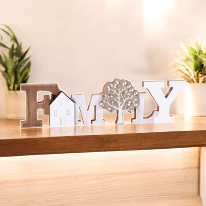 Decorazione in MDF modello scritta – assortita 3 modelli
