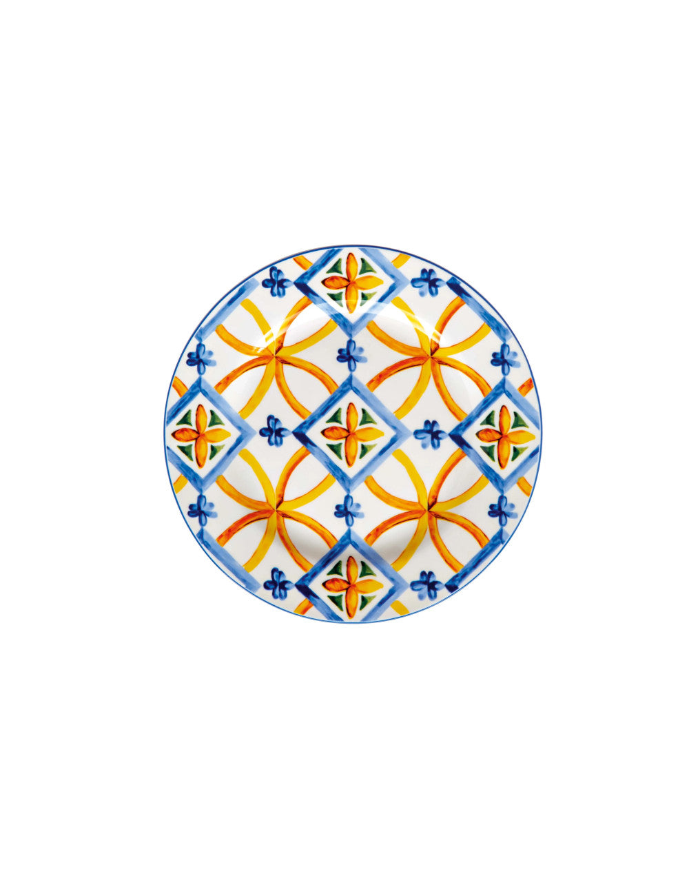 Servizio Piatti 18 Pezzi Medicea New Bone China | Stile Mediterraneo Elegante | Brandani