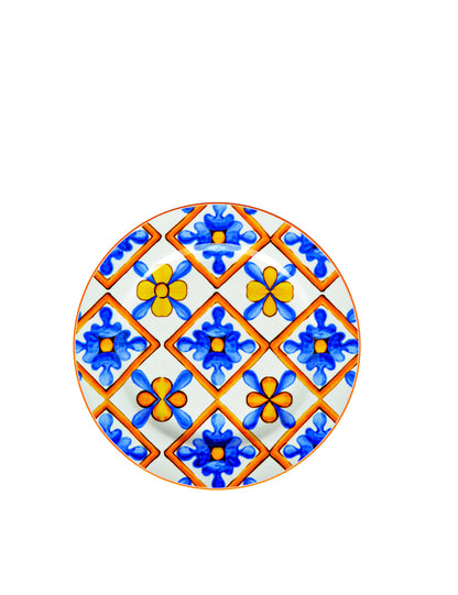 Servizio Piatti 18 Pezzi Medicea New Bone China | Stile Mediterraneo Elegante | Brandani