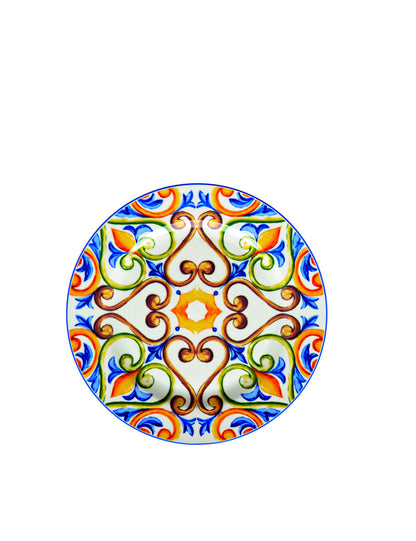 Servizio Piatti 18 Pezzi Medicea New Bone China | Stile Mediterraneo Elegante | Brandani
