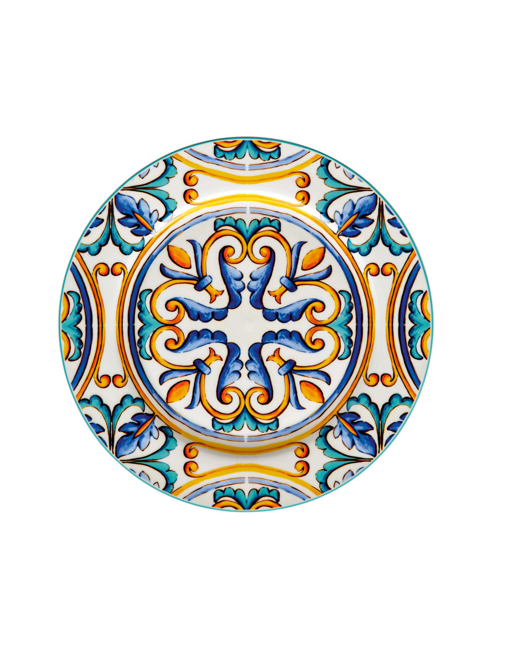 Servizio Piatti 18 Pezzi Medicea New Bone China | Stile Mediterraneo Elegante | Brandani