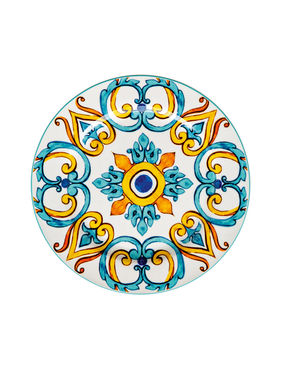 Servizio Piatti 18 Pezzi Medicea New Bone China | Stile Mediterraneo Elegante | Brandani