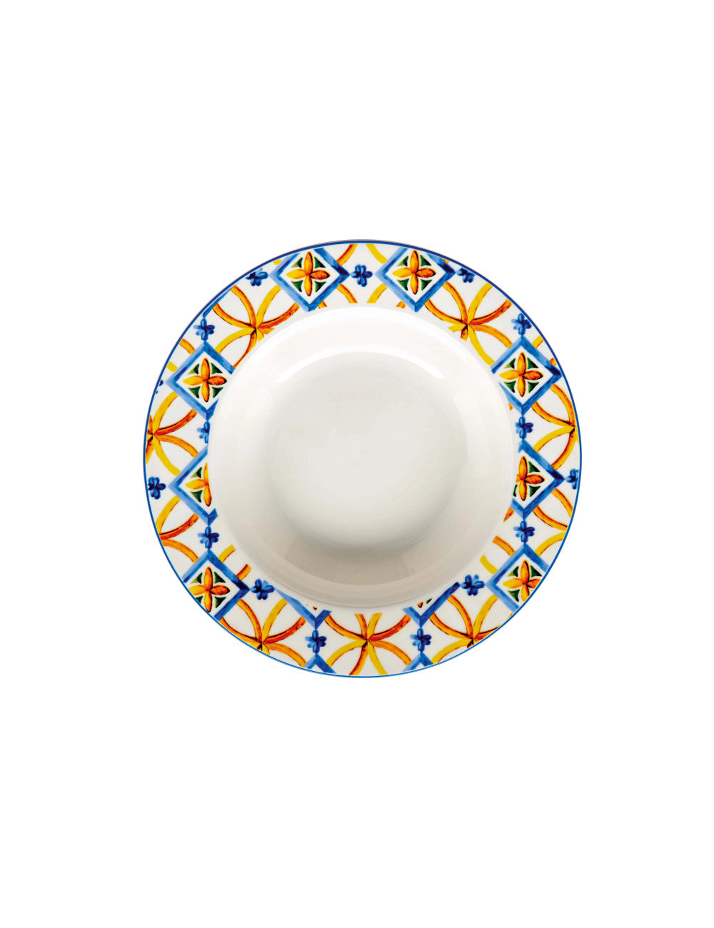 Servizio Piatti 18 Pezzi Medicea New Bone China | Stile Mediterraneo Elegante | Brandani