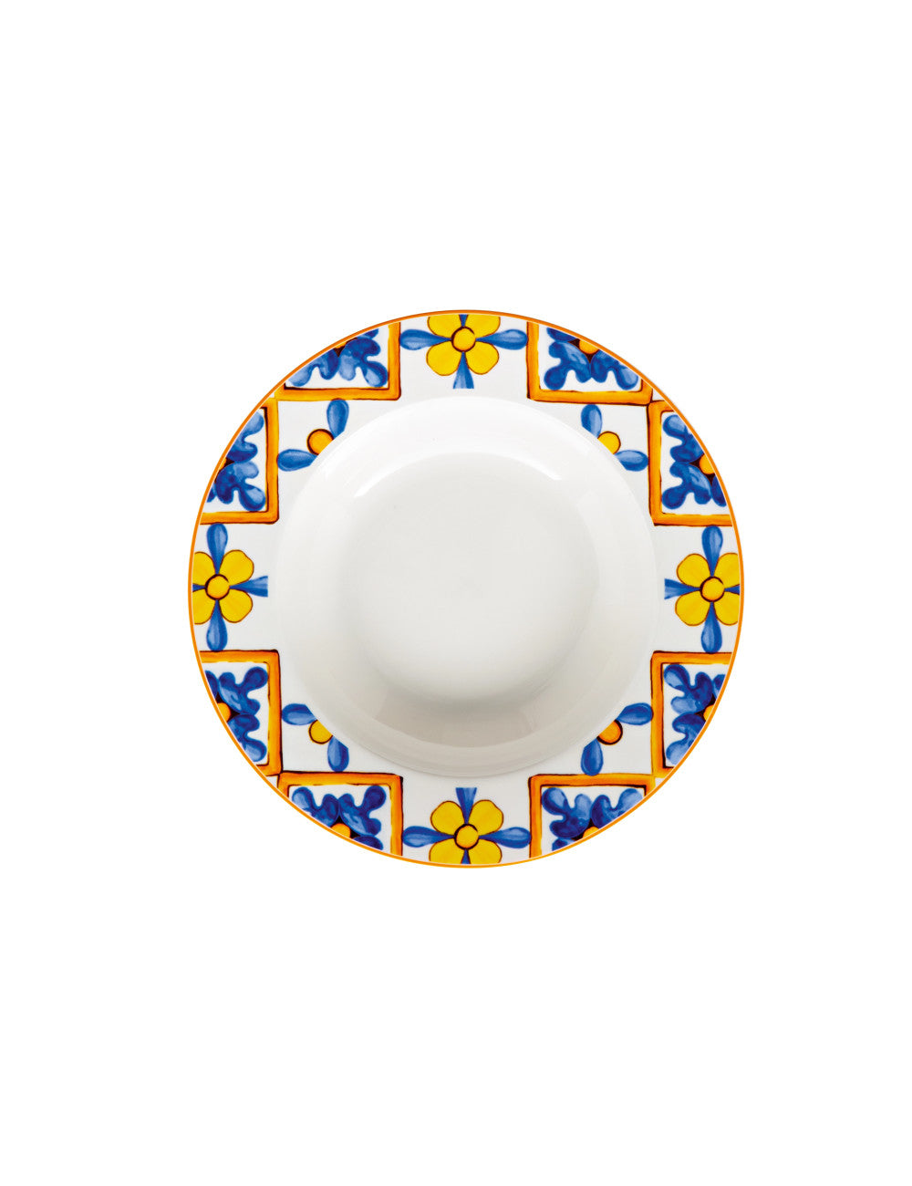 Servizio Piatti 18 Pezzi Medicea New Bone China | Stile Mediterraneo Elegante | Brandani