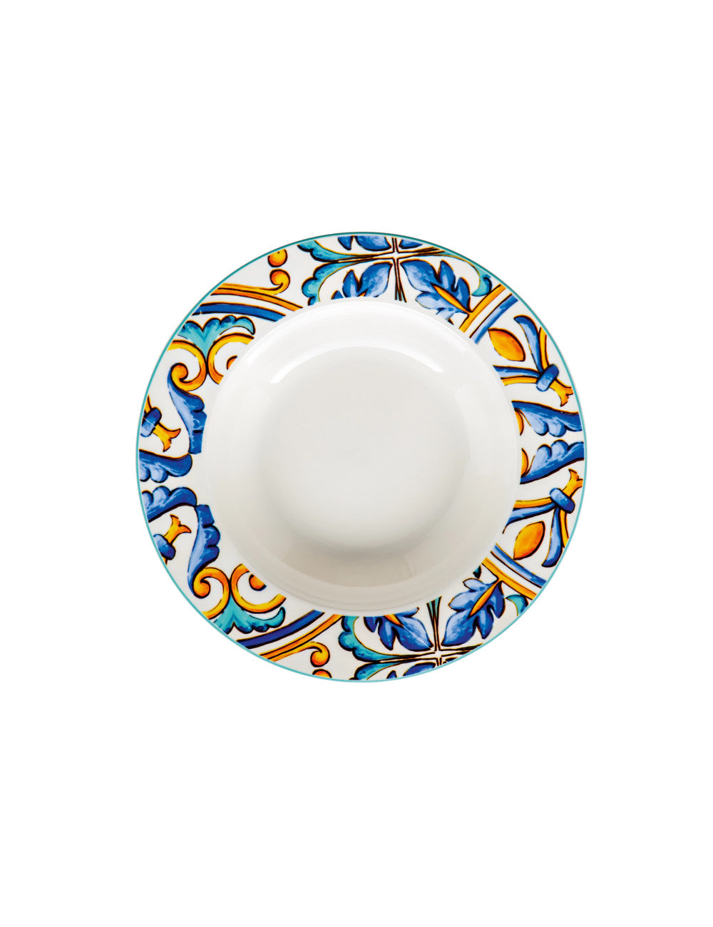 Servizio Piatti 18 Pezzi Medicea New Bone China | Stile Mediterraneo Elegante | Brandani