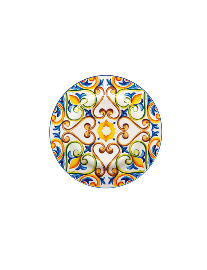 Servizio Piatti 18 Pezzi Medicea New Bone China | Stile Mediterraneo Elegante | Brandani