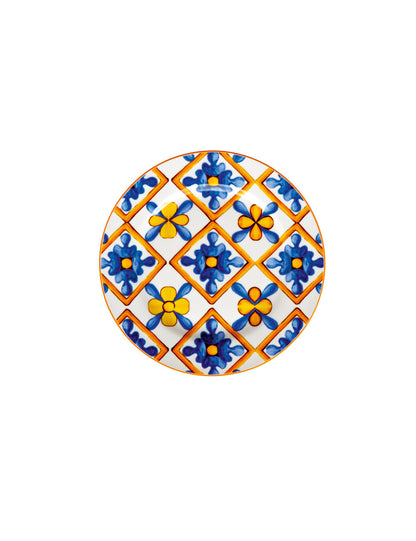 Servizio Piatti 18 Pezzi Medicea New Bone China | Stile Mediterraneo Elegante | Brandani