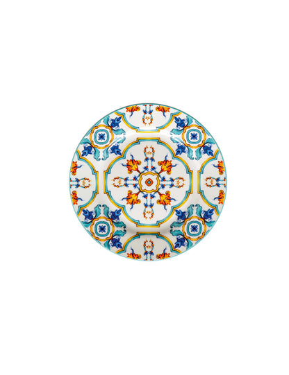 Servizio Piatti 18 Pezzi Medicea New Bone China | Stile Mediterraneo Elegante | Brandani
