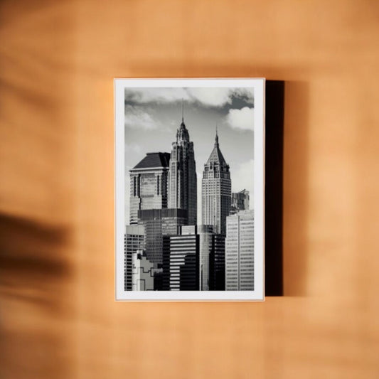 Poster con Cornice in MDF - Stampa Assortita