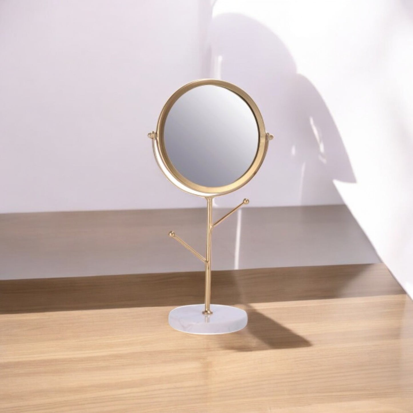Specchio da Trucco con Portagioie