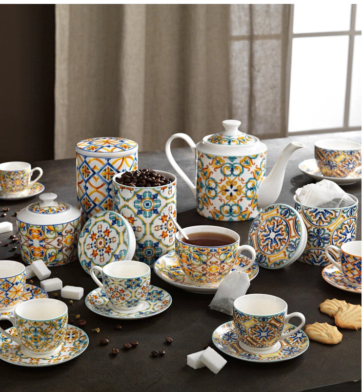 Set 2 Tazzine da Caffè Brandani Medicea – New Bone China – Eleganti e Raffinate