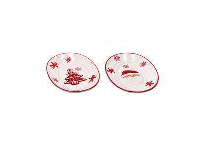 Vassoio Ovale in Ceramica – 2 Decori Assortiti