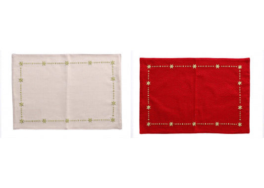 Tovaglietta in Cotone "Verta" – 2 Colori Assortiti