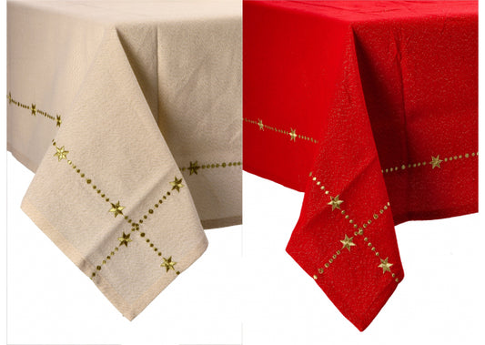 Tovaglia in Cotone "Verta" – 2 Colori Assortiti