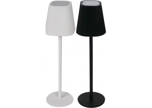 Lampada da tavolo touch ricaricabile Elva – USB‑C – 2 colori – Ø7×27 cm