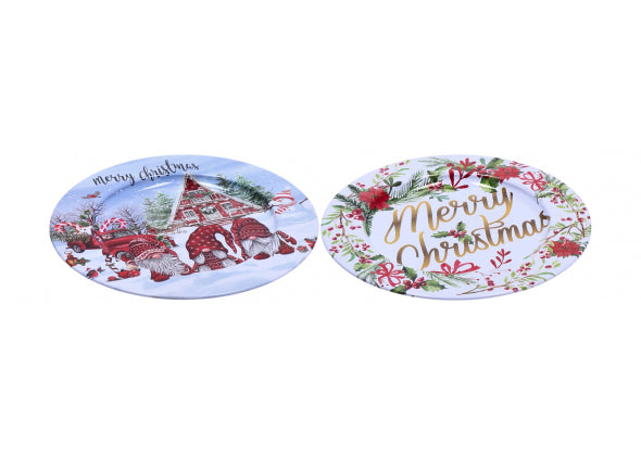 Sottopiatto Rotondo in Latta – 2 Decori Assortiti