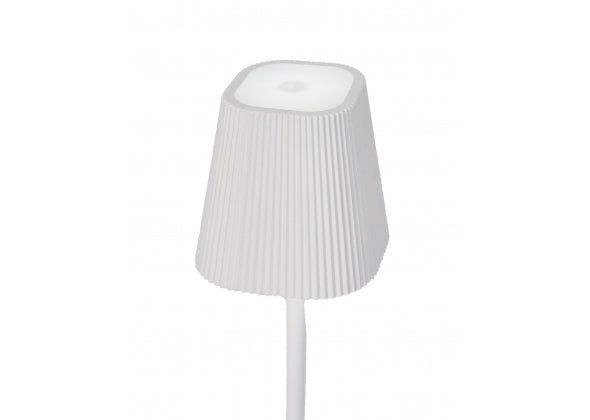 Lampada da tavolo touch ricaricabile Elva – USB‑C – 2 colori – Ø7×27 cm