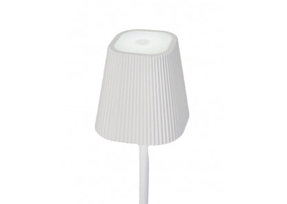 Lampada da tavolo touch ricaricabile Elva – USB‑C – 2 colori – Ø7×27 cm