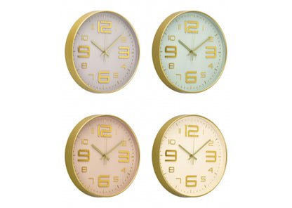 Orologio da parete colori pastello 30 cm