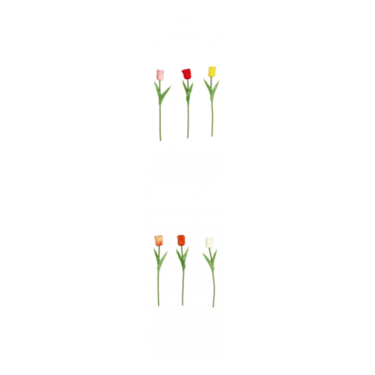 Tulipano Real Touch per Decorazione – Assortito 6 Colori, 34 cm