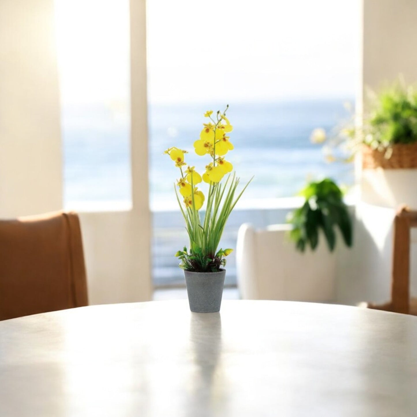 Vaso con Orchidea Decorativa