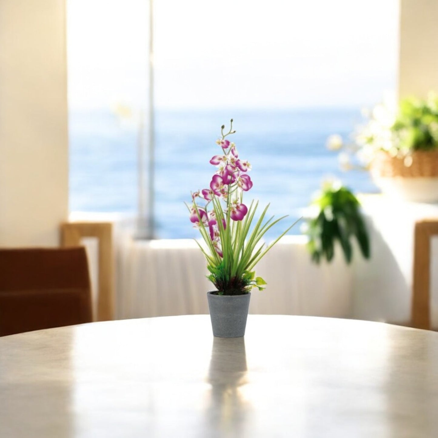 Vaso con Orchidea Decorativa