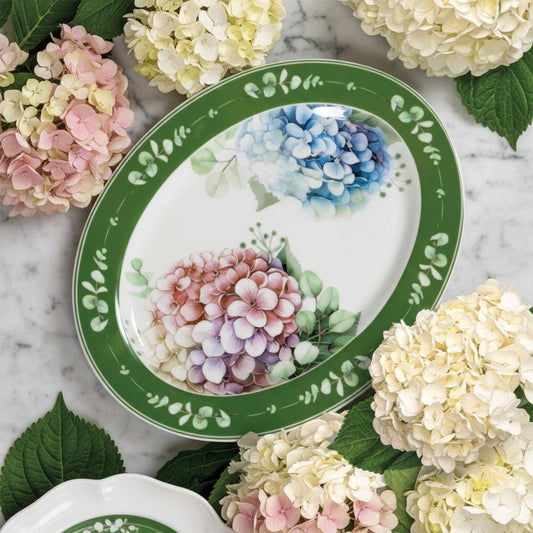 Vassoio Brandani Flora in New Bone China 36x26 cm - Elegante