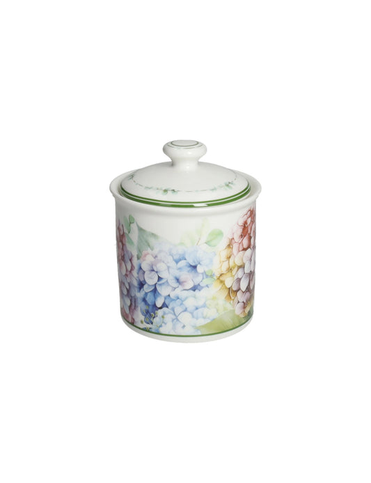 Zuccheriera Flora in New Bone China – decoro floreale – 25 ml